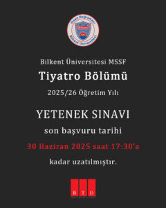 2025/26 ÖĞRETİM YILI YETENEK SINAVI BAŞVURU TARİHLERİ