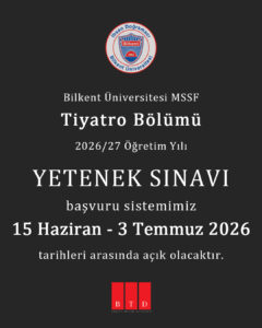 2026/27 ÖĞRETİM YILI YETENEK SINAVI BAŞVURU TARİHLERİ